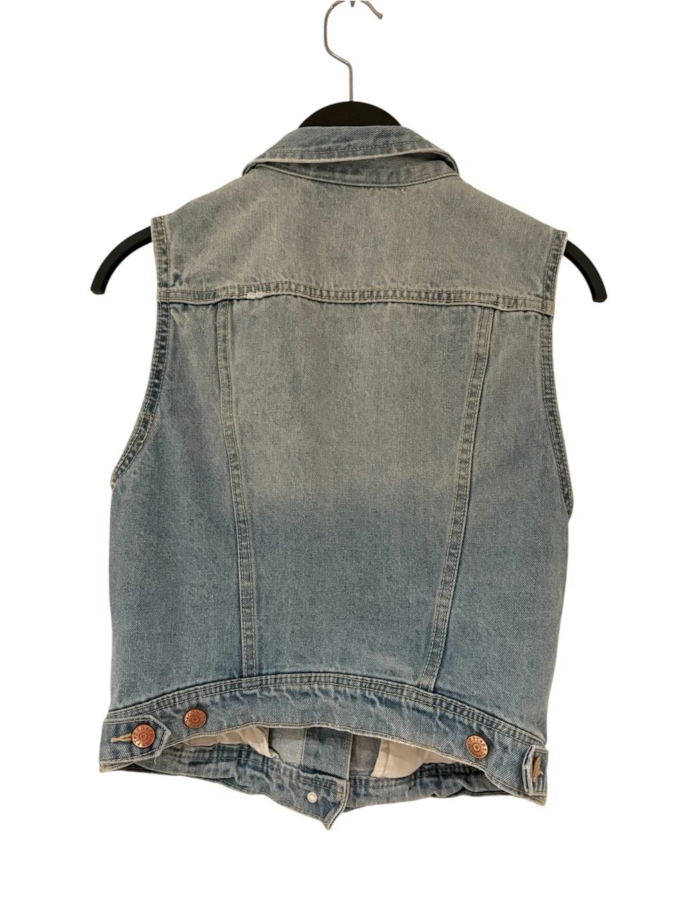H&M Divided Light Blue Denim Vest - Picture 2 of 3